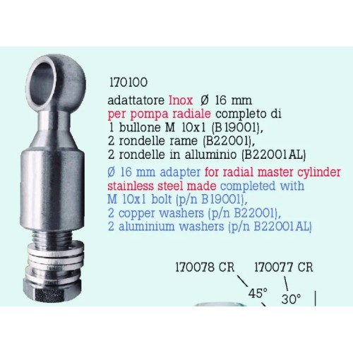 adaptador para bomba freno frentubo 170100