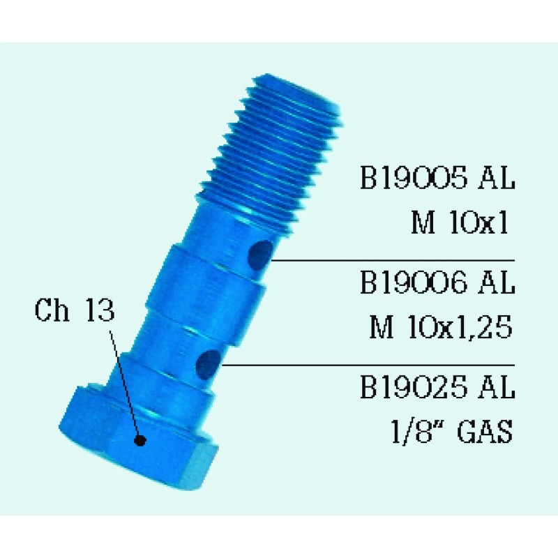 tornillo doble 10x1 aluminiode color negro b19005al ne