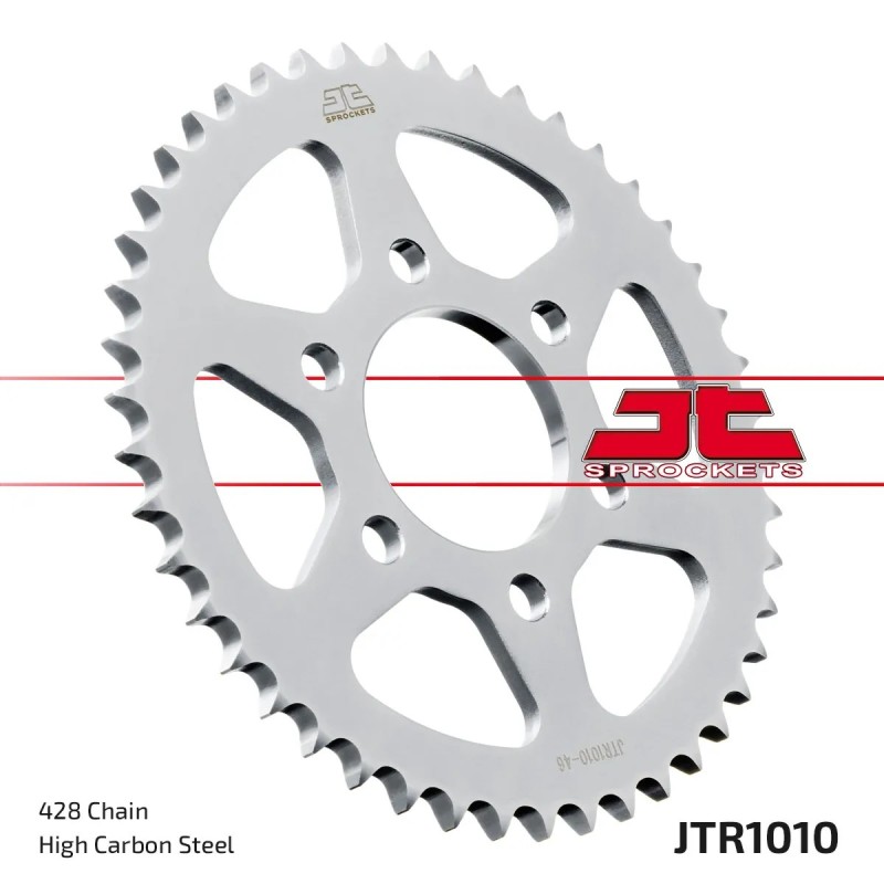 corona moto jt sprockets de acero de 46 dientes jtr1010 46