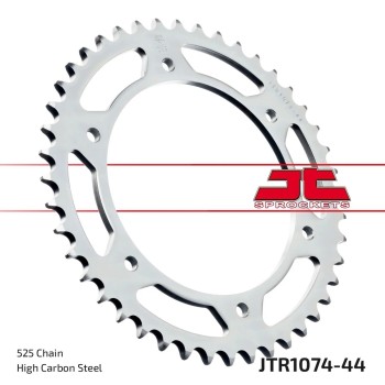 corona moto jt sprockets de acero de 44 dientes jtr1074 44