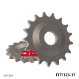 Piñón de moto JT Sprockets acero 17 dientes P.520 JTF1125.17
