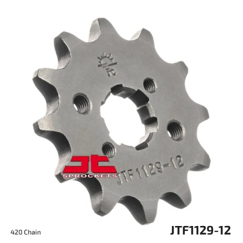 pinon de moto jt sprockets acero 12 dientes p 420 jtf1129 12