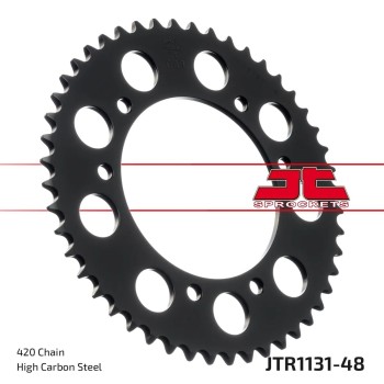corona moto jt sprockets de acero de 48 dientes jtr1131 48