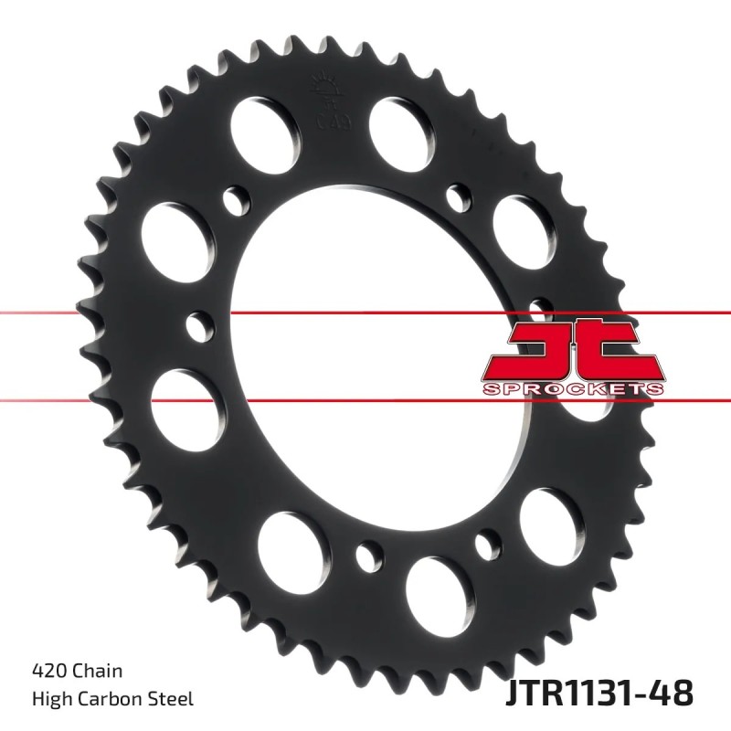 corona moto jt sprockets de acero de 48 dientes jtr1131 48