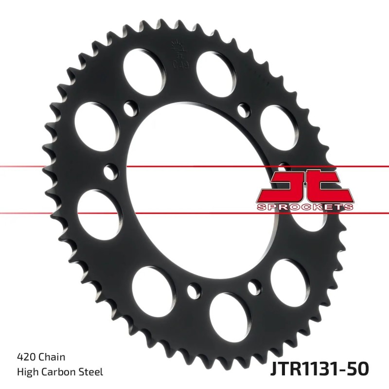 corona moto jt sprockets de acero de 50 dientes jtr1131 50