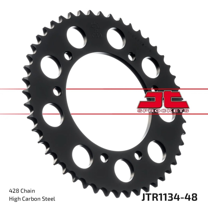 corona moto jt sprockets de acero de 48 dientes jtr1134 48