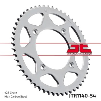 corona moto jt sprockets de acero de 54 dientes jtr1140 54