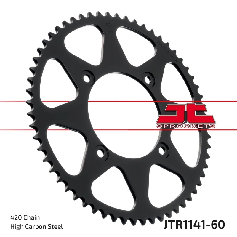 corona moto jt sprockets de acero de 60 dientes jtr1141 60