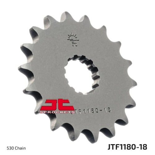 pinon de moto jt sprockets acero 18 dientes p 530 jtf1180 18
