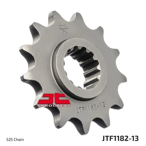 pinon de moto jt sprockets acero 13 dientes p 525 jtf1182 13
