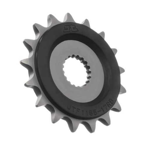 pinon moto jt sprockets acero con goma 17 dientes p 525 jtf1183 17