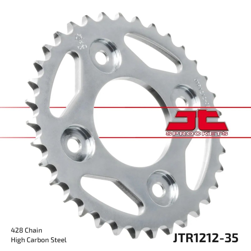 corona moto jt sprockets de acero de 35 dientes jtr1212 35