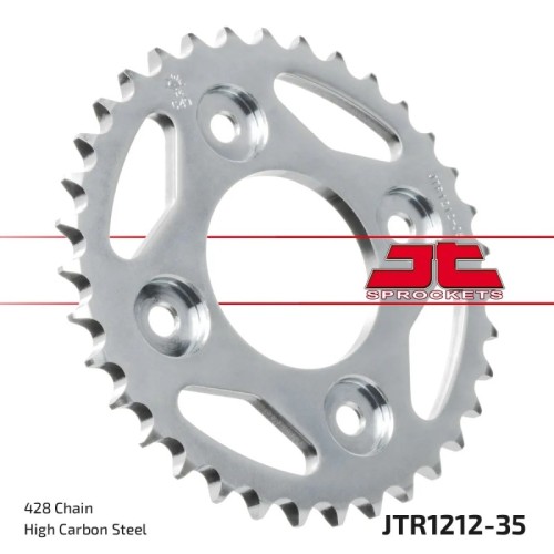 corona moto jt sprockets de acero de 35 dientes jtr1212 35
