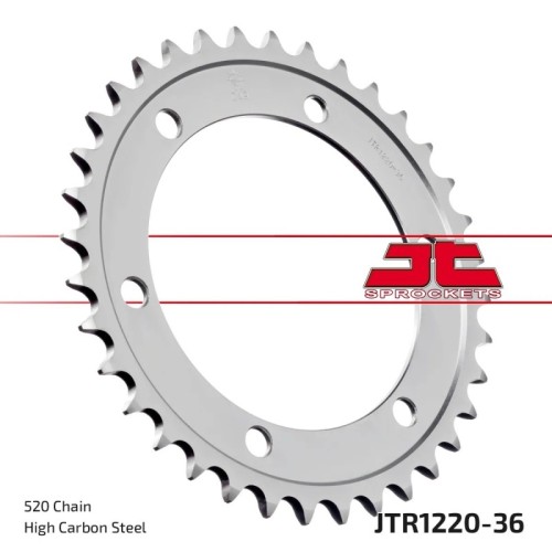 corona moto jt sprockets de acero de 36 dientes jtr1220 36