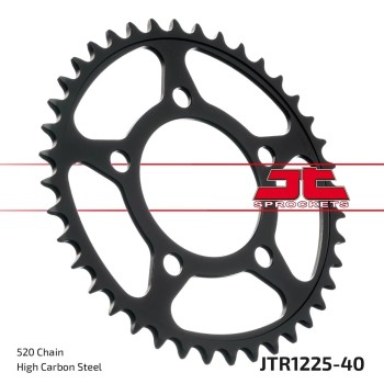 corona moto jt sprockets de acero de 40 dientes jtr1225 40