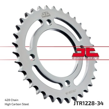 corona moto jt sprockets de acero de 34 dientes jtr1228 34