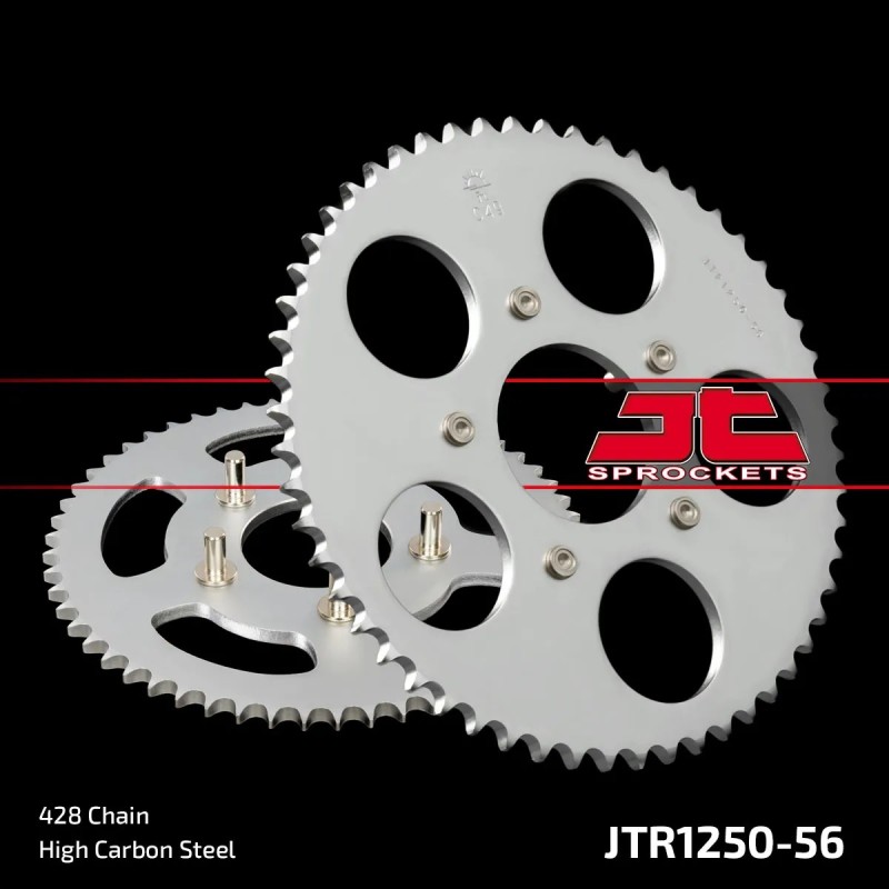 corona moto jt sprockets de acero de 56 dientes jtr1250 56