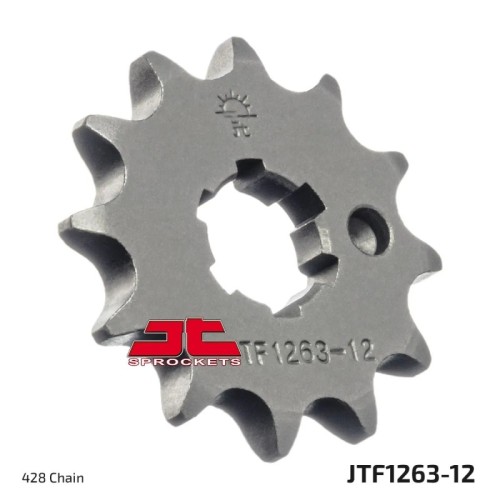 pinon de moto jt sprockets acero 12 dientes p 428 jtf1263 12