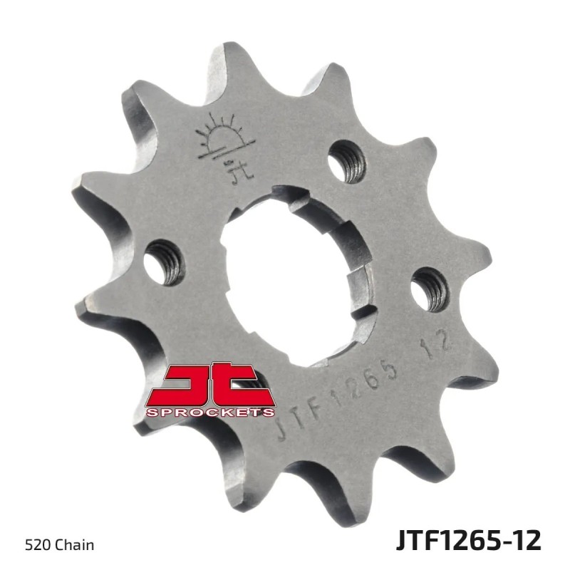 pinon de moto jt sprockets 12 dientes p 520 jtf1265 12