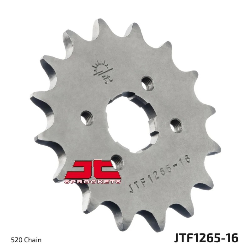 pinon de moto jt sprockets 16 dientes p 520 jtf1265 16