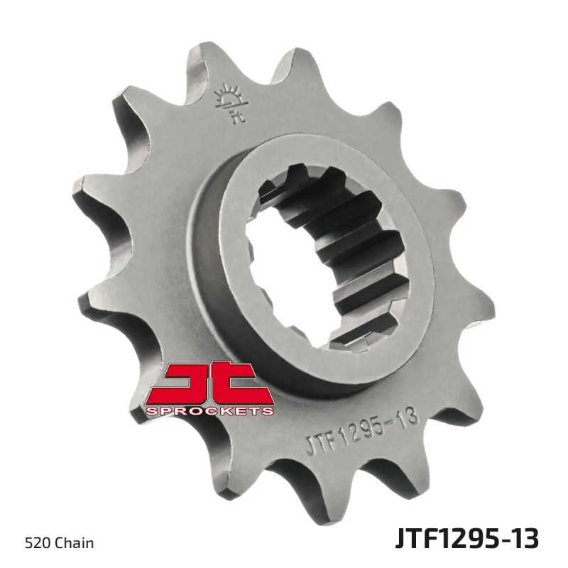 pinon de moto jt sprockets acero 13 dientes p 520 jtf1295 13