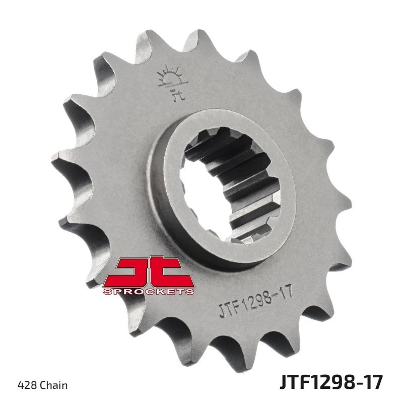 pinon de moto jt sprockets 17 dientes p 428 jtf1298 17