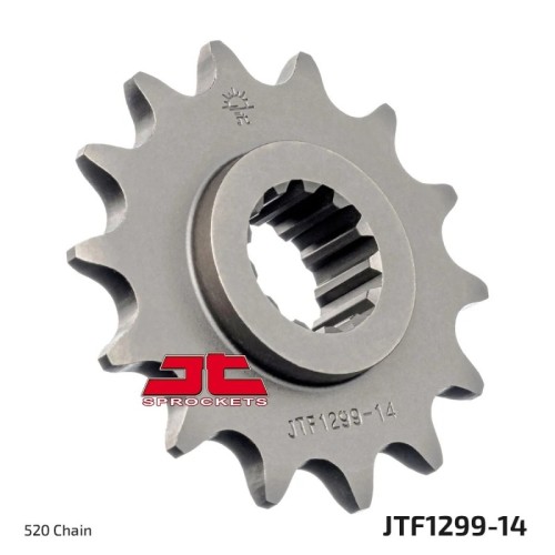 pinon de moto jt sprockets 14 dientes p 520 jtf1299 14
