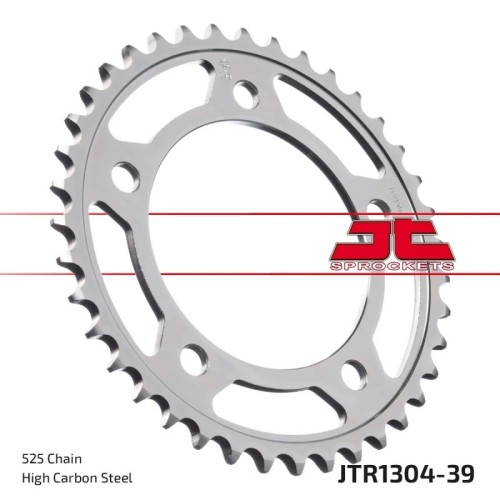 corona moto jt sprockets de acero de 39 dientes jtr1304 39