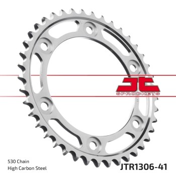corona moto jt sprockets de acero de 41 dientes jtr1306 41