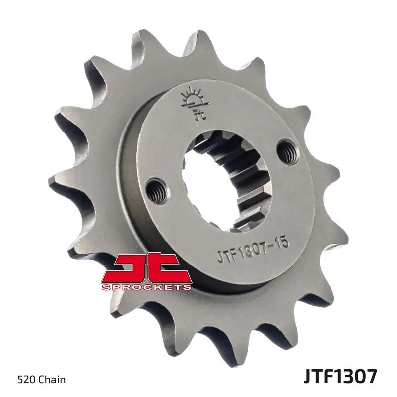 pinon de moto jt sprockets de acero de 14 dientes jtf1307 14