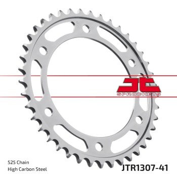 corona moto jt sprockets de acero de 41 dientes jtr1307 41