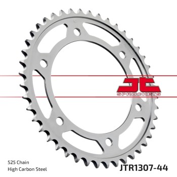 corona moto jt sprockets de acero de 44 dientes jtr1307 44