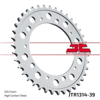 corona moto jt sprockets de acero de 39 dientes jtr1314 39