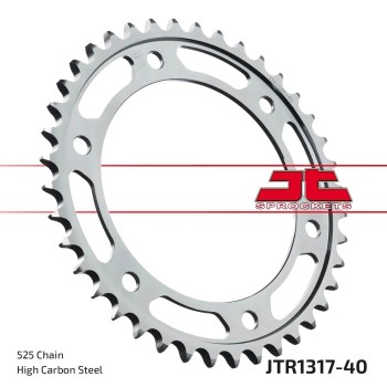 corona moto jt sprockets de acero de 40 dientes jtr1317 40