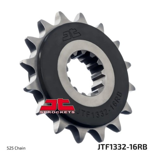 pinon moto jt sprockets acero 16 dientes jtf1332 16rb
