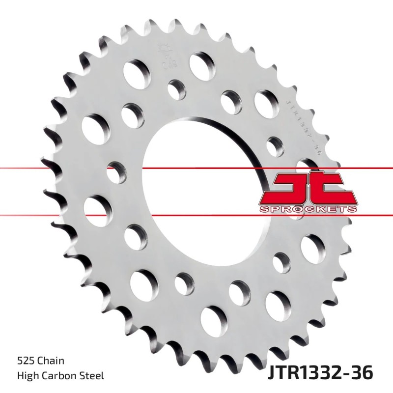 corona moto jt sprockets de acero de 36 dientes jtr1332 36