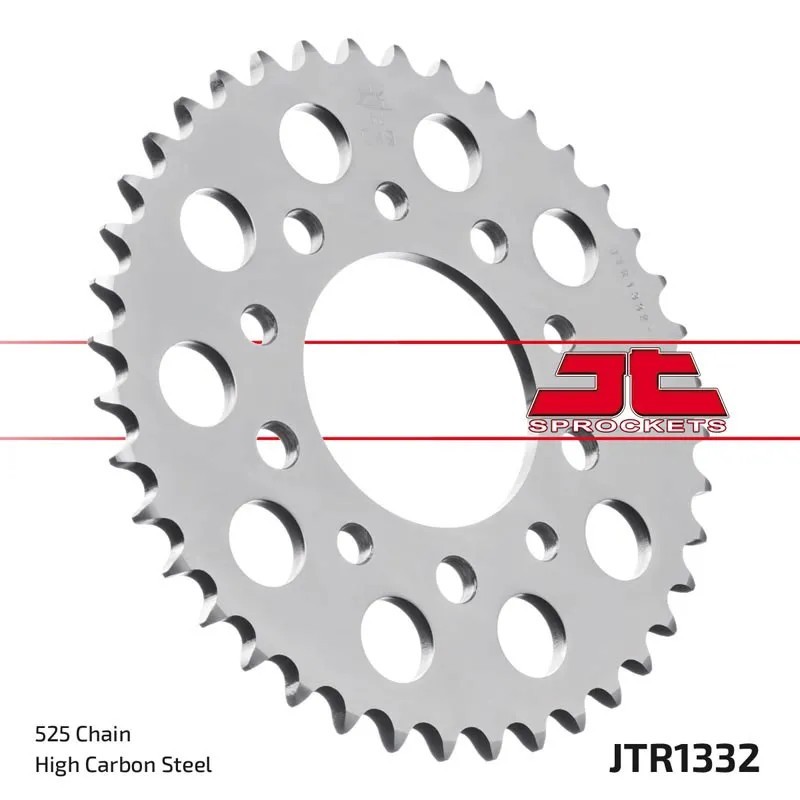 corona moto jt sprockets de acero de 39 dientes 133239jts
