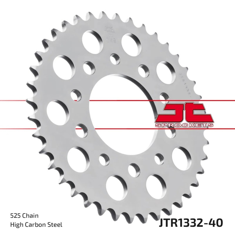 corona moto jt sprockets de acero de 40 dientes jtr1332 40