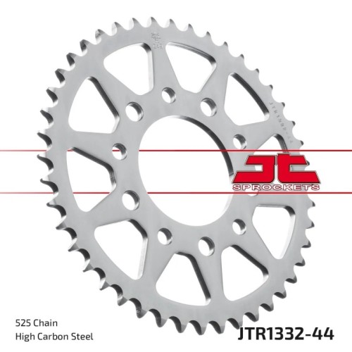 corona moto jt sprockets de acero de 44 dientes jtr1332 44
