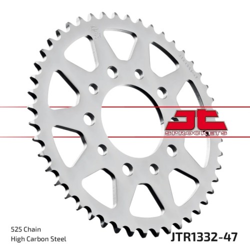 corona moto jt sprockets de acero de 47 dientes jtr1332 47