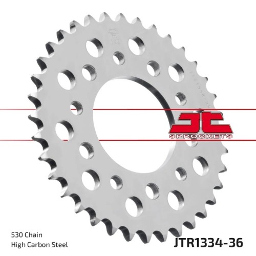 corona moto jt sprockets de acero de 36 dientes jtr1334 36