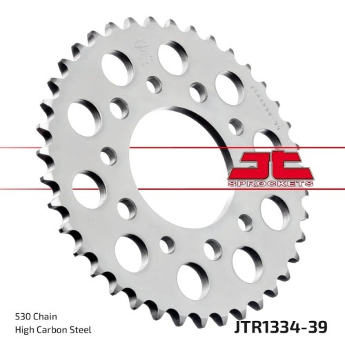 corona moto jt sprockets de acero de 39 dientes jtr1334 39