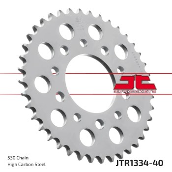 corona moto jt sprockets de acero de 40 dientes jtr1334 40