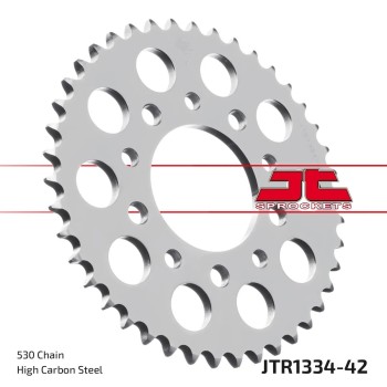 corona moto jt sprockets de acero de 42 dientes jtr1334 42