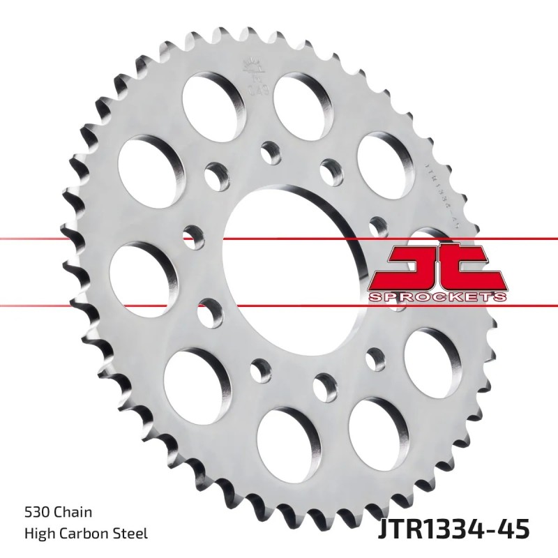 corona moto jt sprockets de acero de 45 dientes jtr1334 45