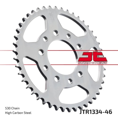 corona moto jt sprockets de acero de 46 dientes jtr1334 46