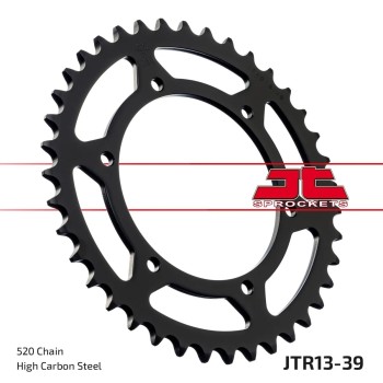 corona moto jt sprockets de acero de 39 dientes jtr13 39