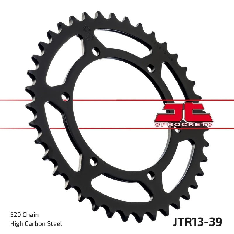 corona moto jt sprockets de acero de 39 dientes jtr13 39