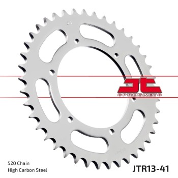 corona moto jt sprockets de acero de 41 dientes jtr13 41