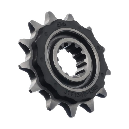 pinon de moto jt sprockets con goma 13 dientes p 520 jtf1345 13rb